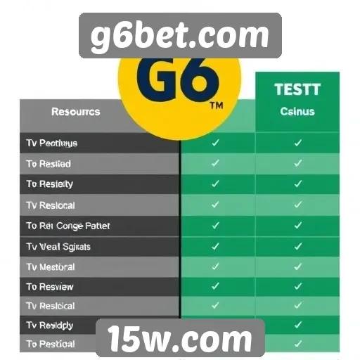 Comparativo entre G6bet e outros sites de apostas